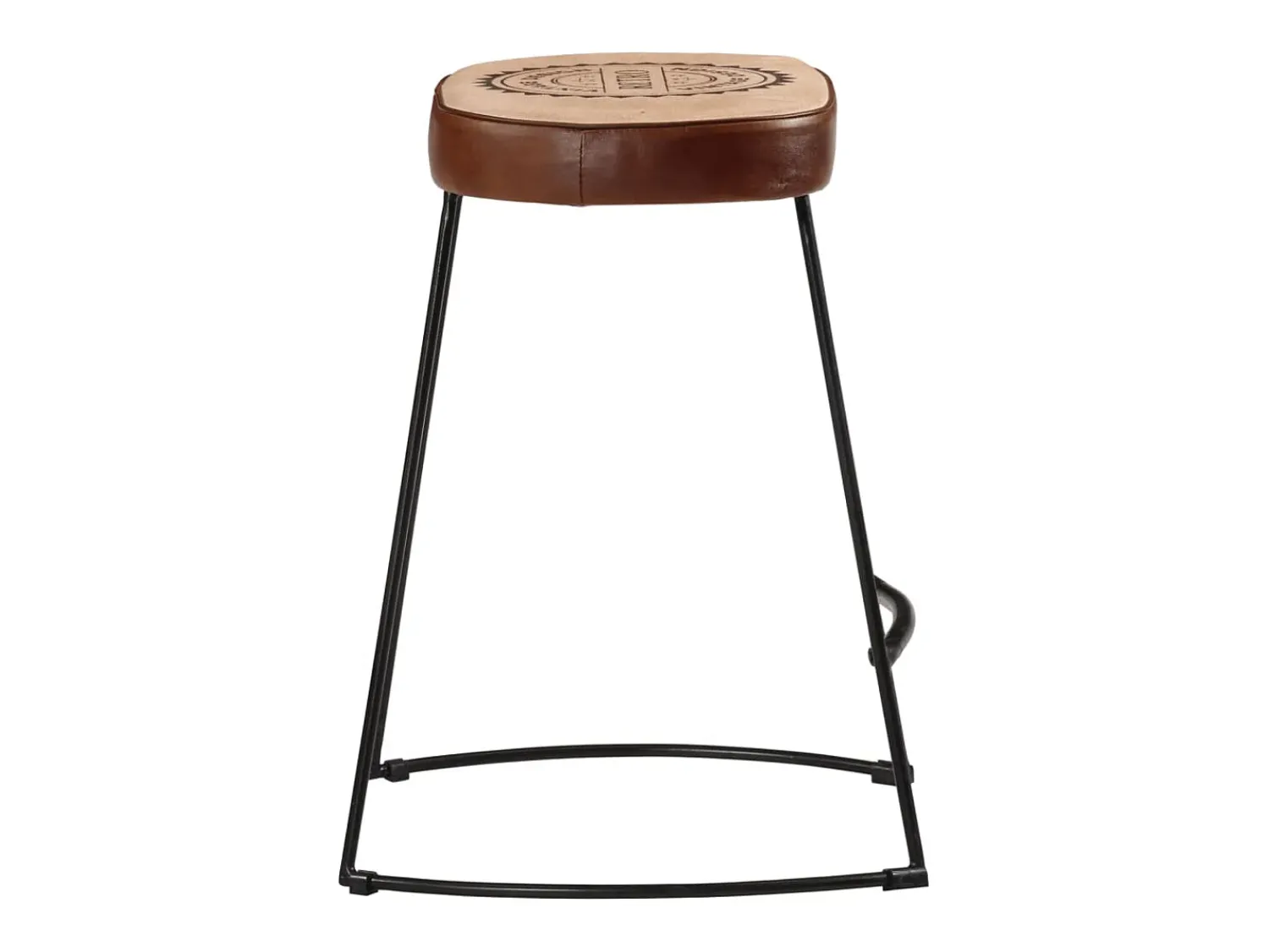 Banco| Bancos de bar 2 pcs 40x29,5x53 cm -escuro PT733358 Castanho