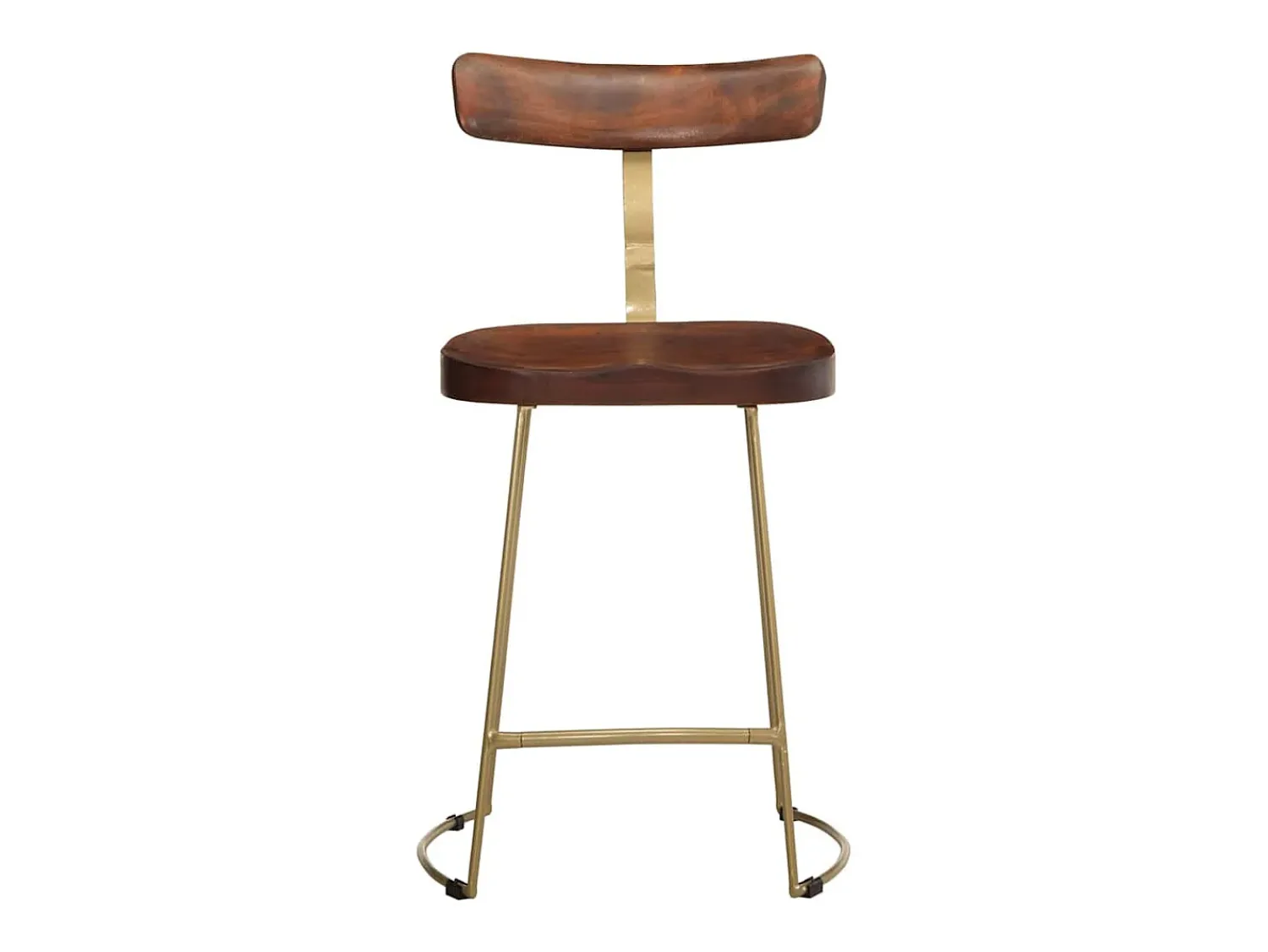 Banco*vidaxl Bancos de bar 2 pcs 49x43x79 cm madeira de mangueira maciça Natural claro