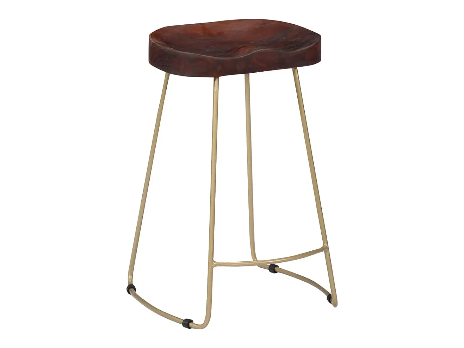 Outlet vidaxl Bancos de bar Gavin 2 pcs madeira mangueira maciça Natural claro