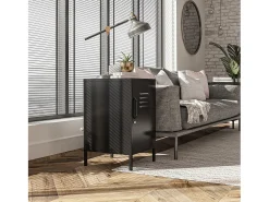 Dorel Home Brielle | Mesa de centro com efeito de mármore Preto