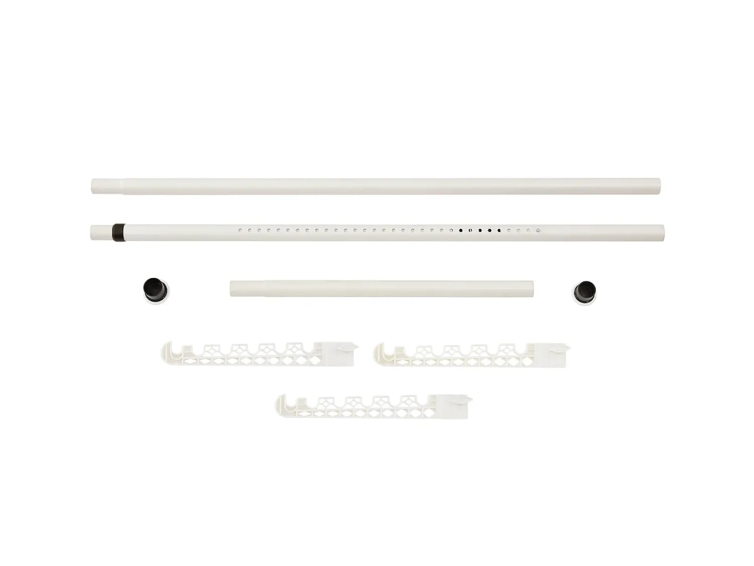 New Helloshop26 Cabide telescópico com altura ajustável 110 - 305 cm 03_0003506 Branco