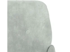 Poltrona*vidaxl Cadeira c/ apoio de braços 62x79x79 veludo -claro Cinzento