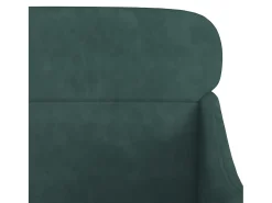 New vidaxl Cadeira c/ apoio de braços 63x76x80 cm veludo -escuro Verde