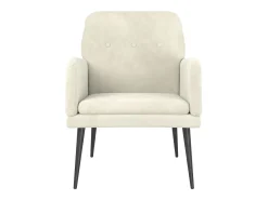 Cadeira c/ apoio de braços 62x79x79 cm veludo cor PT129697^ Poltrona