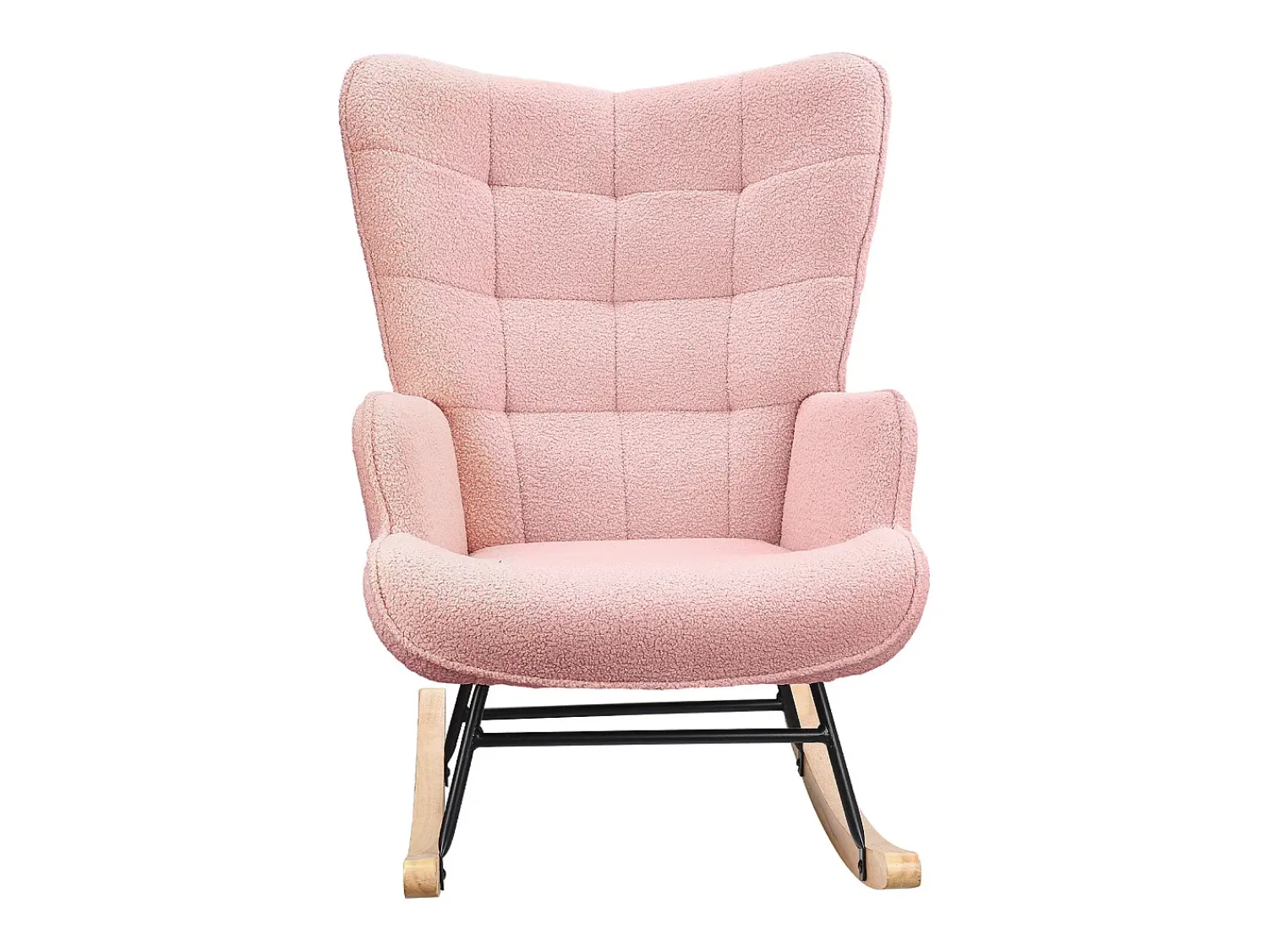 Sale Cadeira de balanço para adultos - Cadeira de balanço ergonômica para áreas externas - para sala de estar - Rosa