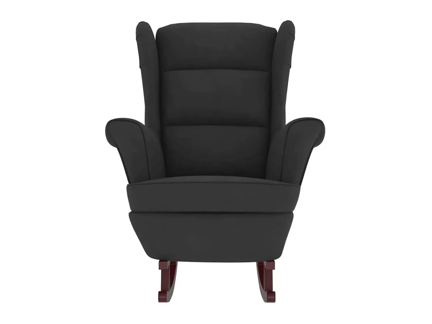 Poltrona| Cadeira de baloiço c/ pernas de metal e banco veludo PT535449 Preto