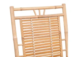 Outlet Cadeira de baloiço com almofadão bambu PT328820 Cinza antracite