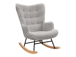 Best Cadeira de baloiço para adulto - Cadeira de baloiço ergonómica para exterior - para sala de estar - jardim - quarto - Cinzento