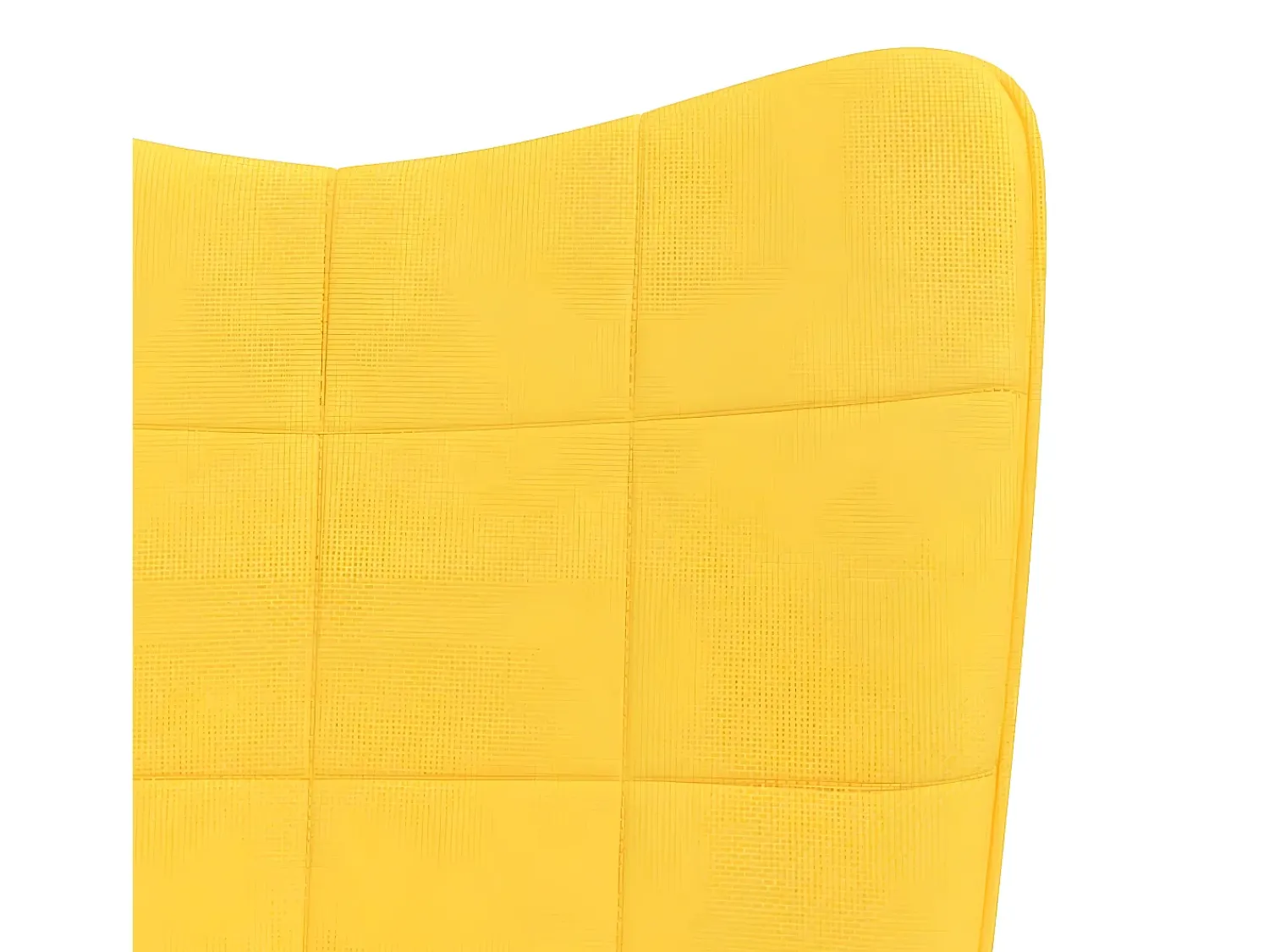 Cadeira de baloiço tecido mostarda PT434568 Amarelo