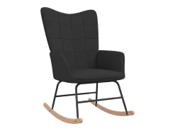 Poltrona* Cadeira de baloiço tecido PT903525 Preto