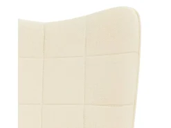 Outlet Cadeira de baloiço tecido cor PT221307 Creme
