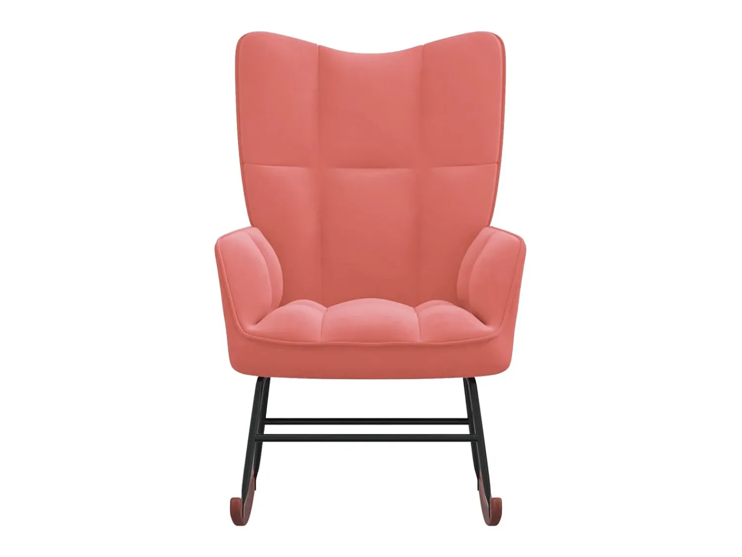 Cadeira de baloiço veludo PT872555 Rosa