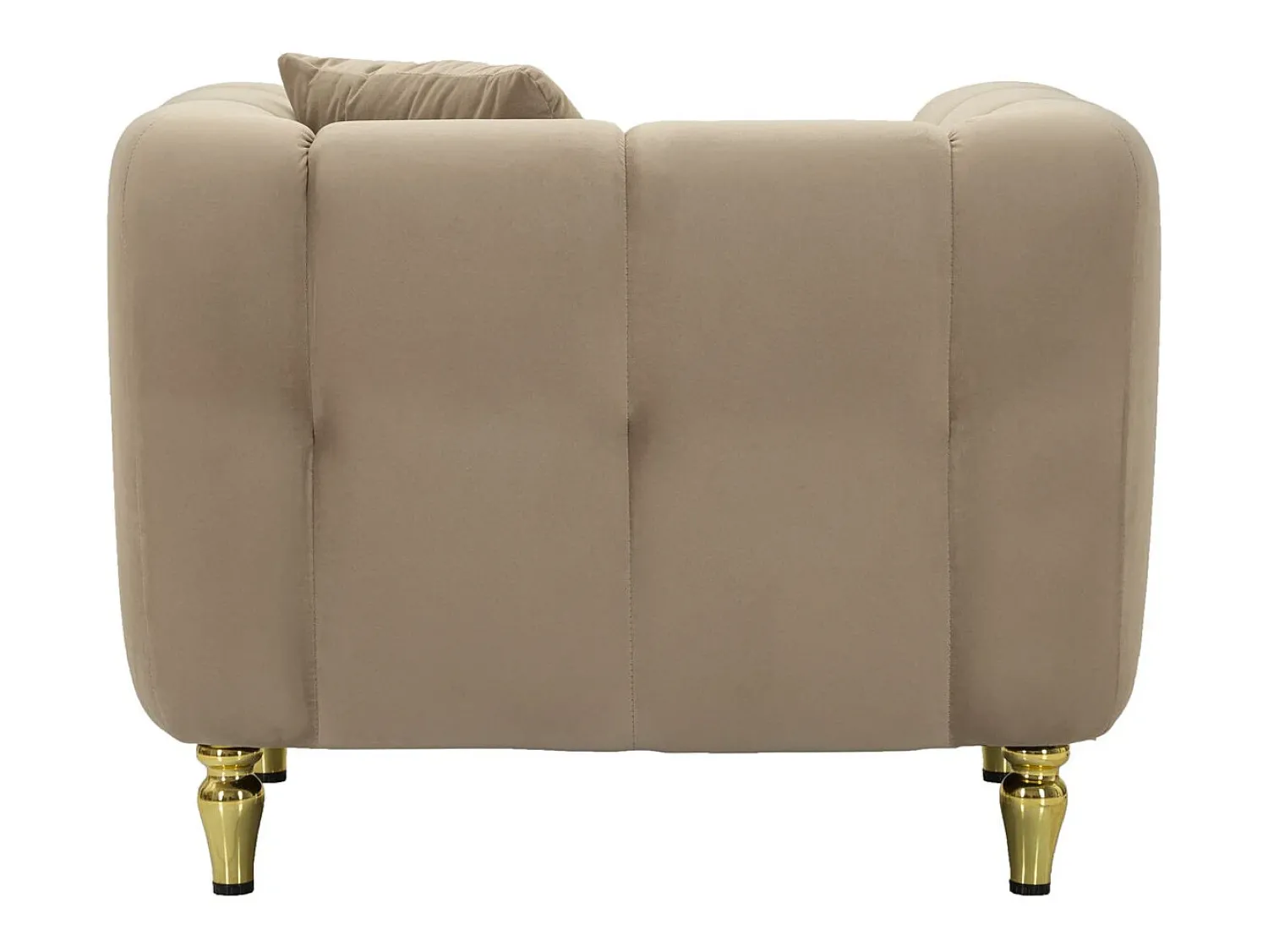 Poltrona* Cadeira de Braços VKH323, Castanho, 81x97x71 cm, Kendra Home Cinzento