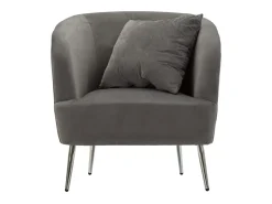 Poltrona| Cadeira de Braços VKH313, , 73x66x78 cm, Kendra Home Cinzento