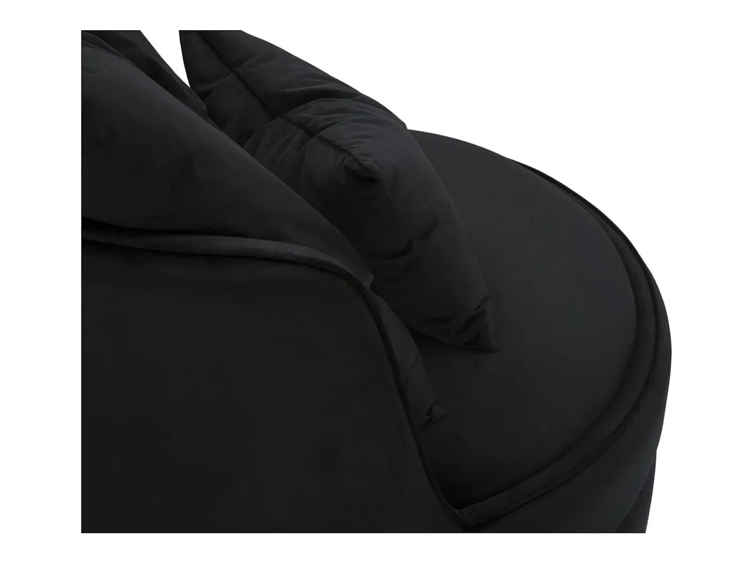 Poltrona| Cadeira de Braços VKH309, , 84x84x72 cm, Kendra Home Preto