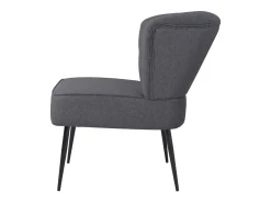 Cadeira de cocktail tecido cinzento-escuro SHL694483^ Poltrona