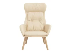Poltrona| Cadeira de descanso tecido cor PT775783 Creme