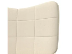 Poltrona* Cadeira de descanso tecido cor creme PT621956 Azul
