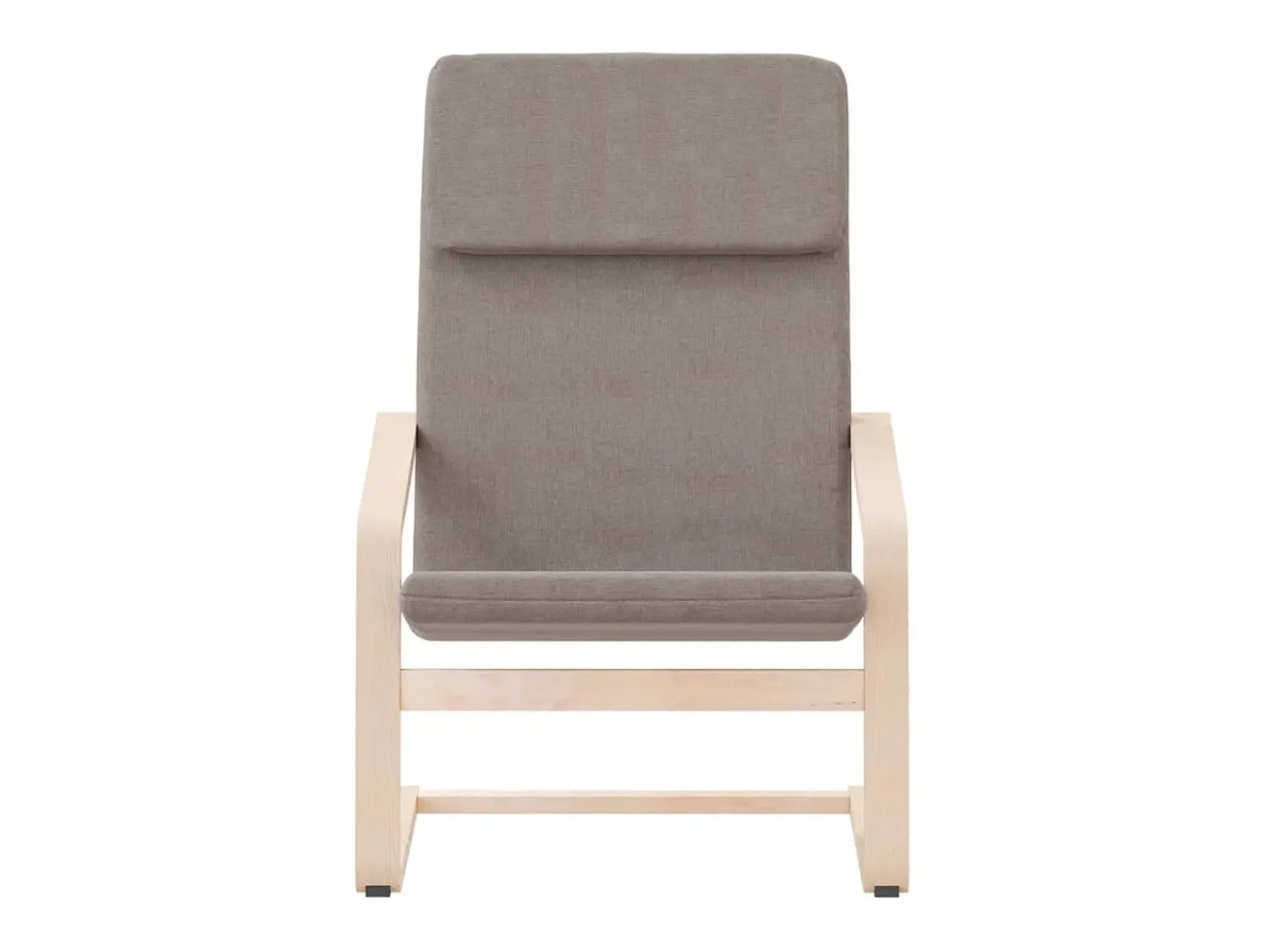 Poltrona|vidaxl Cadeira de descanso tecido cinzento-acastanhado Taupe