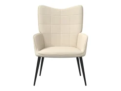 Poltrona| Cadeira de descanso tecido cor PT705151 Creme