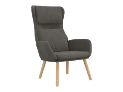 Clearance Cadeira de descanso veludo cinzento-escuro PT691357 Azul