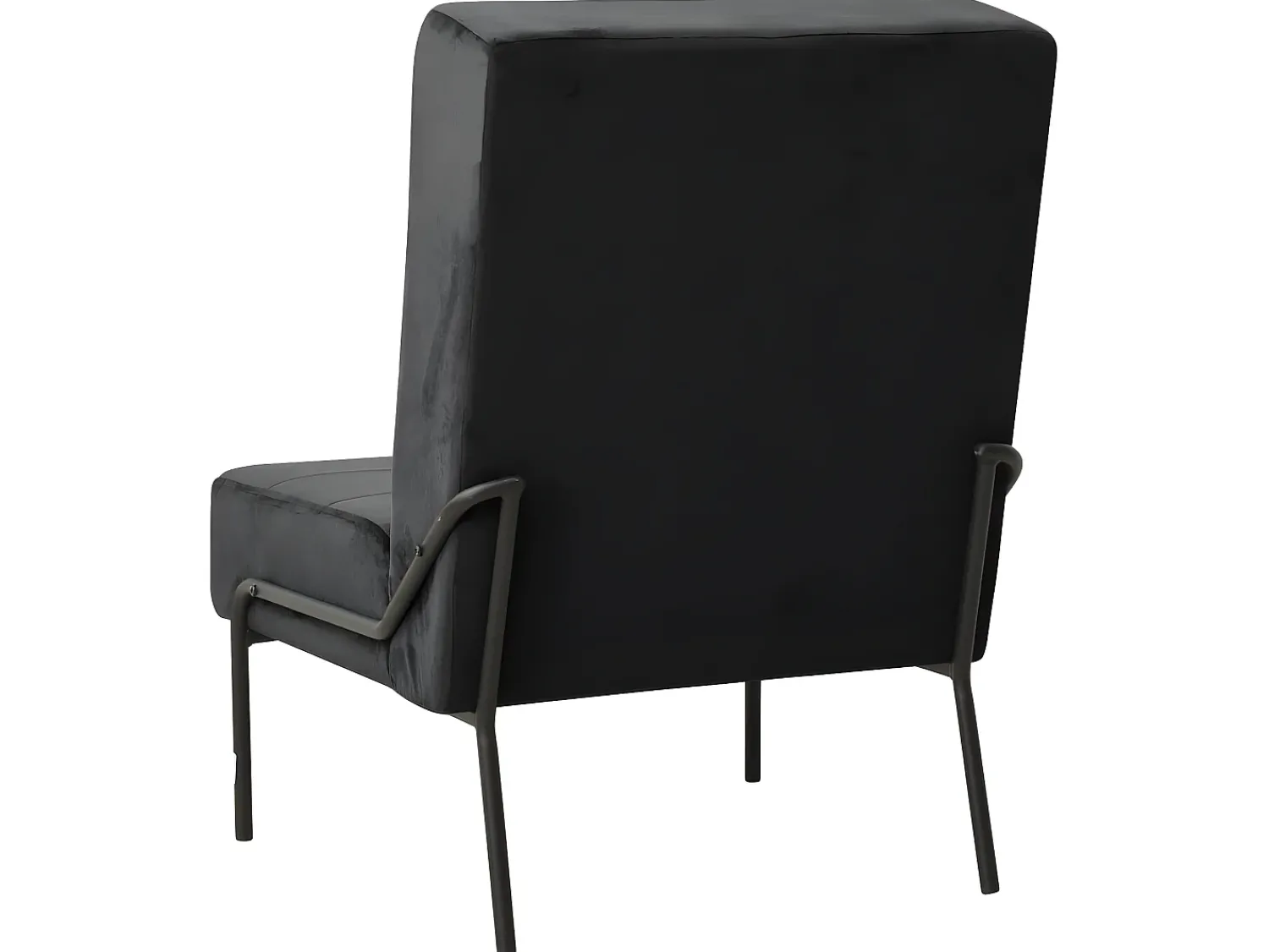 Poltrona| Cadeira de descanso 65x79x87 cm veludo PT201620 Preto