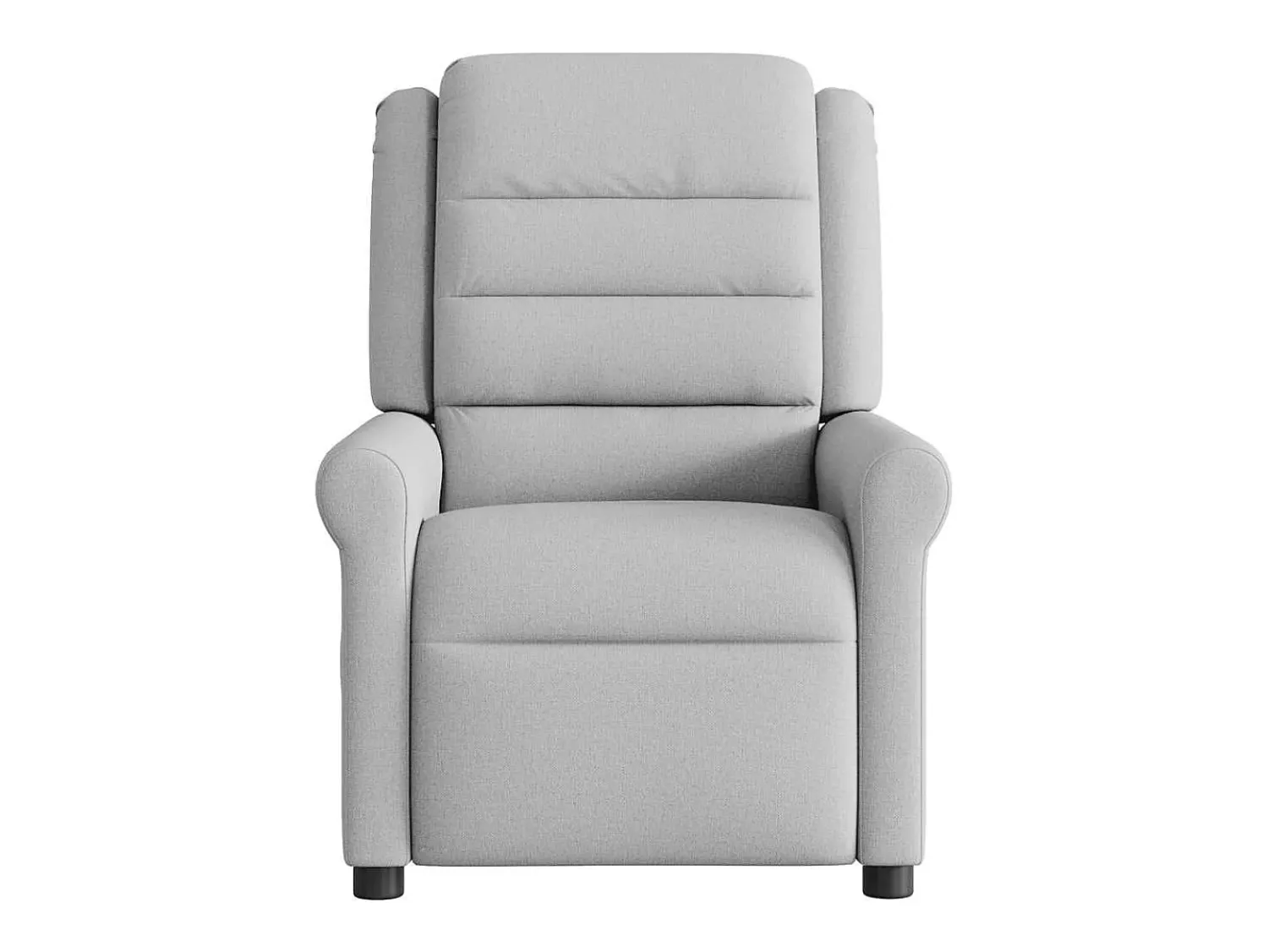 Poltrona* Cadeira de massagem reclinável tecido SHL758297 Cinzento
