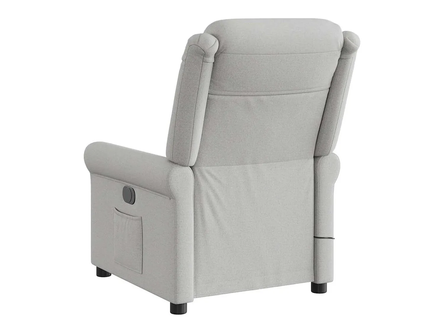 Poltrona* Cadeira de massagem reclinável tecido SHL758297 Cinzento