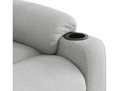 Poltrona* Cadeira de massagem reclinável tecido SHL152918 Cinzento