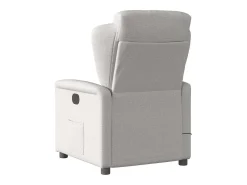 Cadeira de massagem reclinável tecido SHL493726 Cinzento