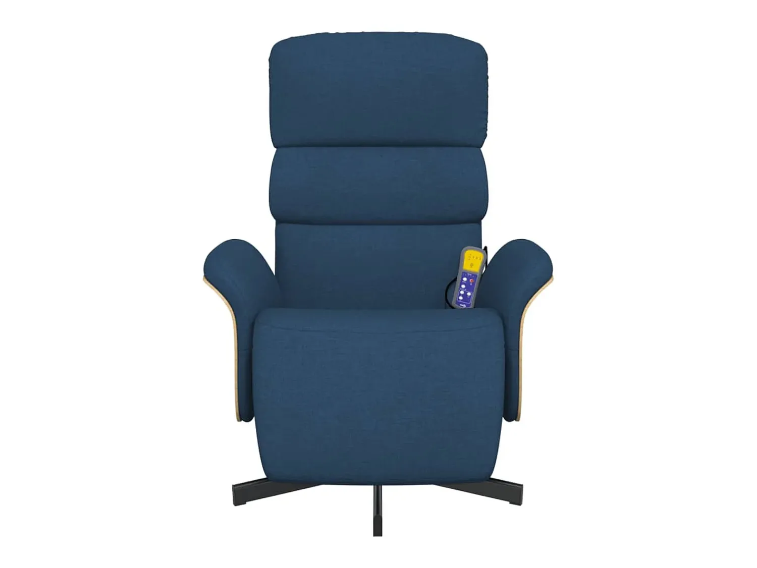 Poltrona| Cadeira de massagens reclinável com apoio de pés tecido SHL985306 Azul