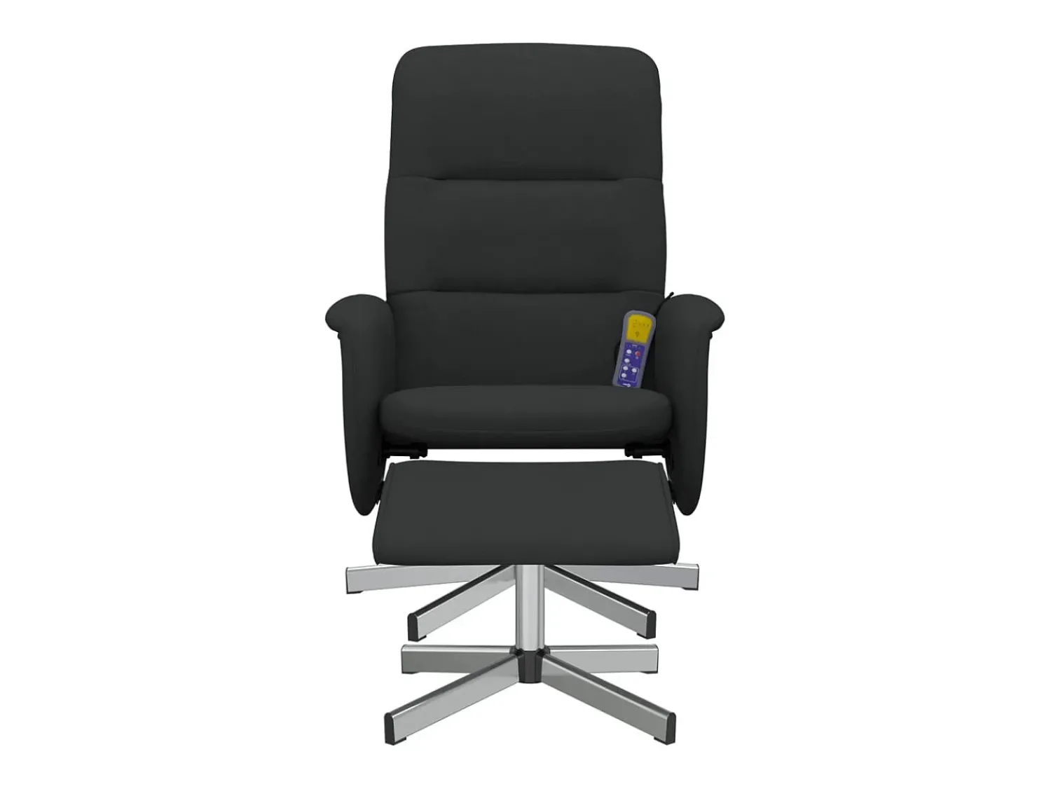 Cadeira de massagens reclinável com apoio de pés tecido SHL513889^ Poltrona