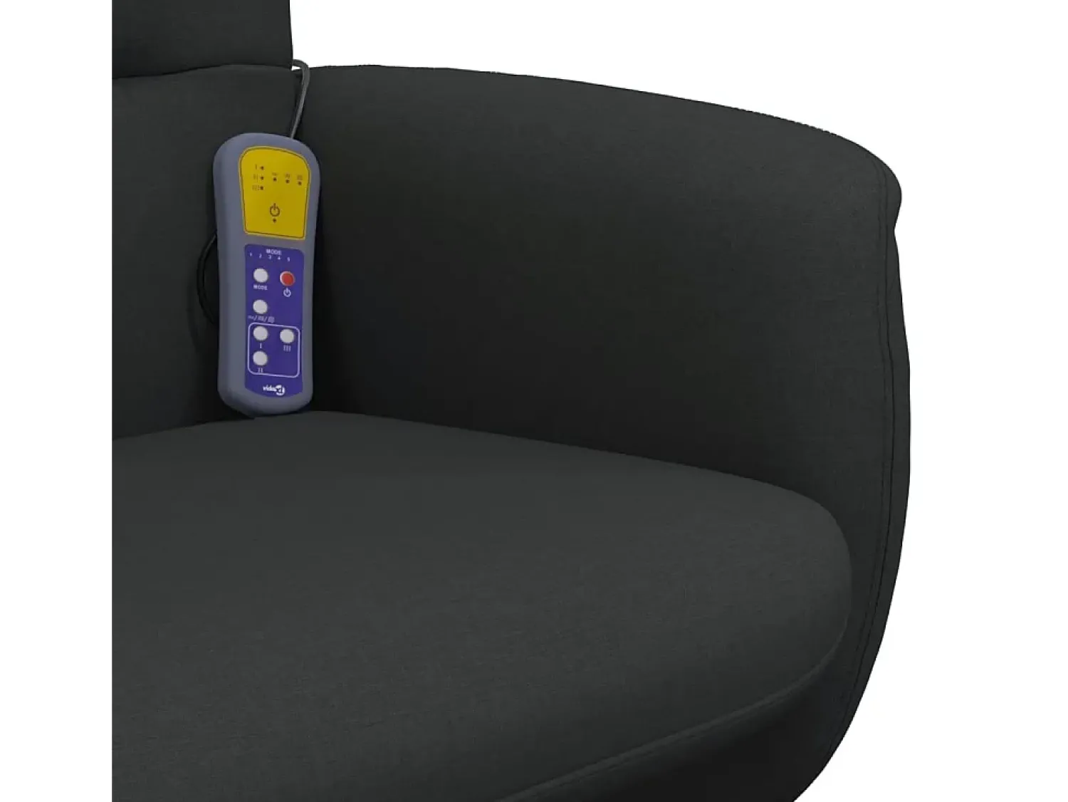 Cadeira de massagens reclinável com apoio de pés tecido SHL513889^ Poltrona
