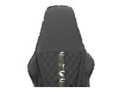 Outlet vidaxl Cadeira gaming couro artificial preto e camuflado Multicor