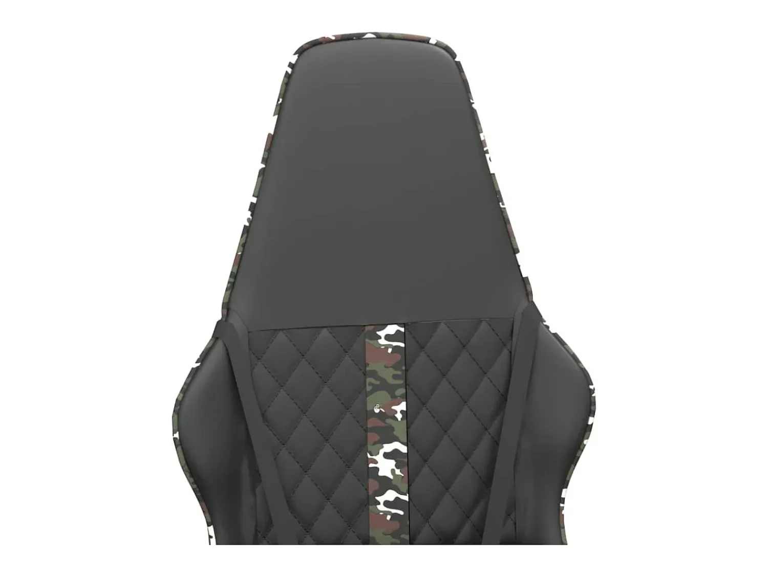 Outlet vidaxl Cadeira gaming couro artificial preto e camuflado Multicor