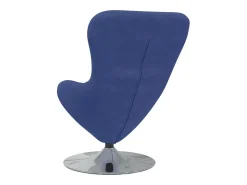 Poltrona|vidaxl Cadeira ovo Polícia Veludo Azul