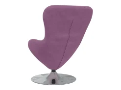 Poltrona|vidaxl Cadeira ovo Roxo Veludo Violeta