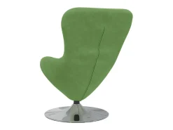 Poltrona|vidaxl Cadeira ovo Claro Veludo Verde