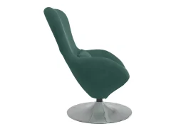 Poltrona|vidaxl Cadeira ovo Escuro Veludo Verde