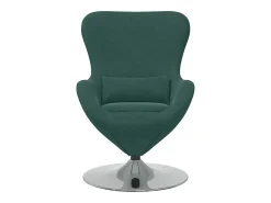 Poltrona|vidaxl Cadeira ovo Escuro Veludo Verde