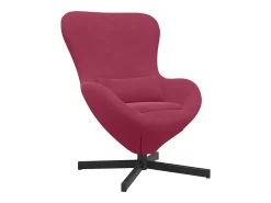 Poltrona*vidaxl Cadeira ovo Vinho 63 x 73 x 90 cm Veludo Vermelho