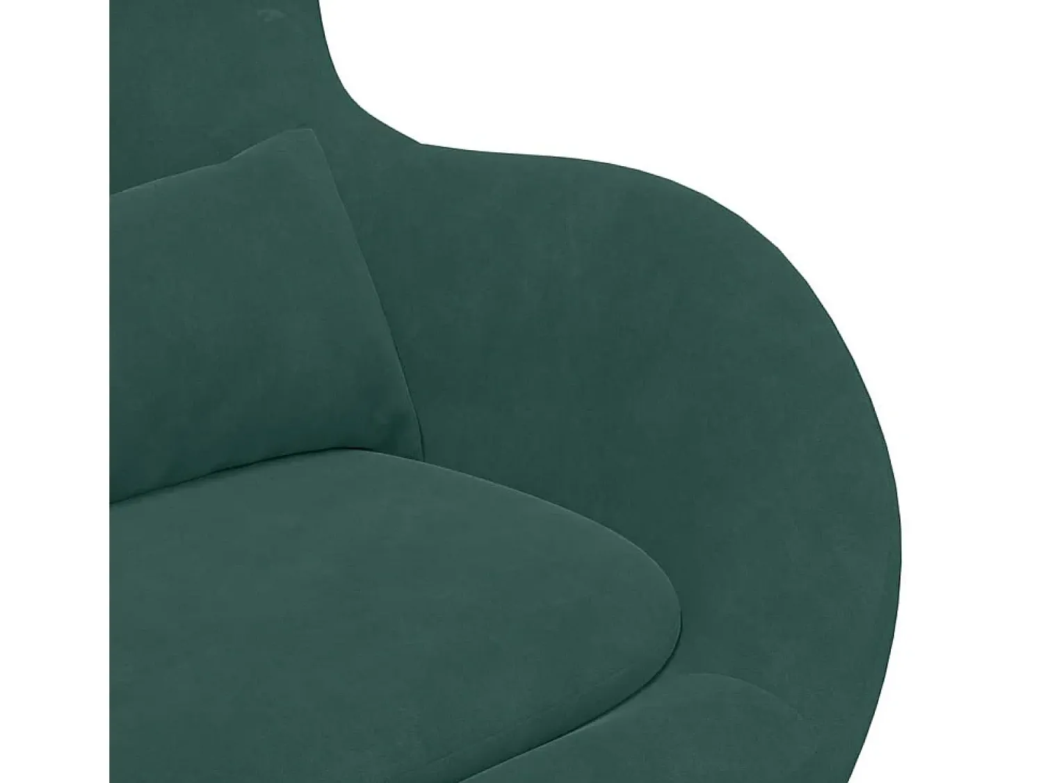 Discount Cadeira Relax | Cadeira com Puff Verde-escuro 63x73x90 cm Veludo SHL228903 Verde pinho