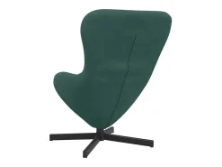 Poltrona* Cadeira Relax | Cadeira ovo Verde-escuro 63x73x90 cm Veludo SHL270031 Verde pinho