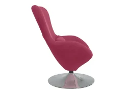 Cadeira Relax | Cadeira ovo vermelho tinto 63x73x90 cm Veludo SHL636189^ Poltrona