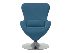 Outlet Cadeira Relax | Cadeira ovo 63x73x90 cm Veludo SHL808380 Azul