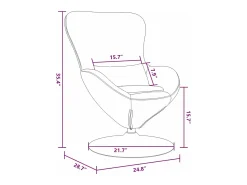 Cadeira Relax | Cadeira ovo 63x73x90 cm tecido SHL324133^ Poltrona