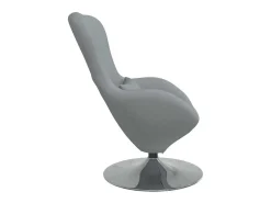 Poltrona| Cadeira Relax | Cadeira ovo Cinzento-claro 63x73x90 cm tecido SHL651963 Cinzento claro