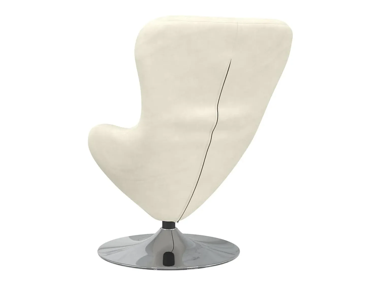Poltrona* Cadeira Relax | Cadeira ovo 63x73x90 cm Veludo SHL725305 Creme