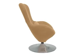 Discount Cadeira Relax | Cadeira ovo -claro 63x73x90 cm Veludo SHL957926 Castanho
