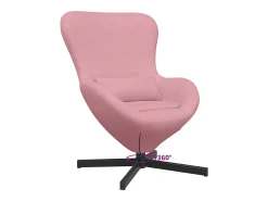 Online Cadeira Relax | Cadeira ovo 63x73x90 cm Veludo SHL33837 Rosa